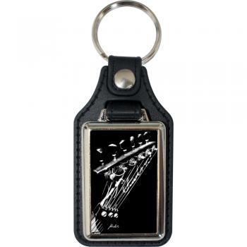 Leder-Schlüsselanhänger mit Motiv – Joe Sunworker – 06273/8 aus der Serie  ROCK YOU© MUSIC