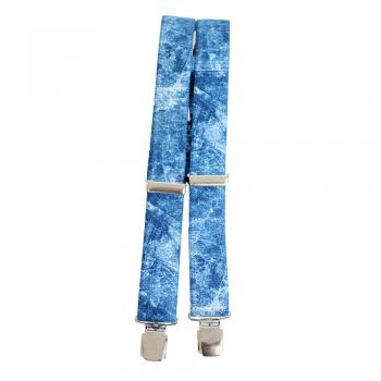 Hosenträger mit Print - Jeansoptik - 06484