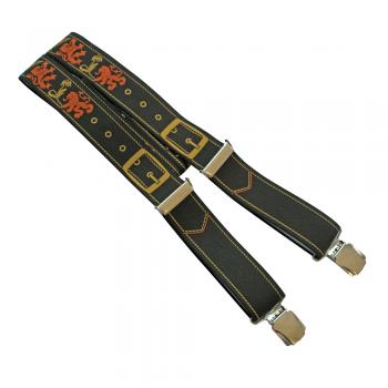 Hosenträger mit Print - Bayern Löwe Lederhose - 06509