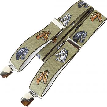 Hosenträger mit Print - Pferde Pferdekopf - 06649-1