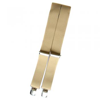 Hosenträger Hosenhalter neutral beige sandfarben 06823