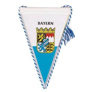 Miniwimpel Wimpel 10 cm Banner Auto Fahne - Bayern - 07716