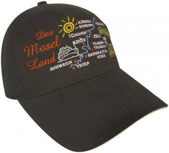 Baseballcap - Das Moselland Schweich Cochem Trier - 68912-1 schwarz