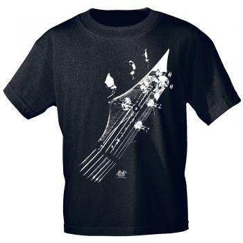 T-Shirt unisex mit Print - Perfect rising star - 09408 schwarz - von ROCK YOU MUSIC SHIRTS - Gr. L