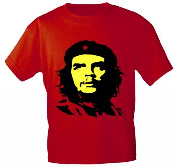 T-SHIRT unisex mit Print - Che Guevara - 09770 Rot - Gr. XXL