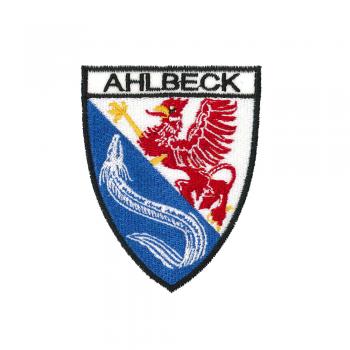 Aufnäher Patches Wappen Ahlbeck Gr. 7 x 9 cm  01030