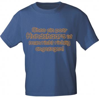 T-SHIRT unisex mit Motivdruck - Ohne ein paar Hundehaare... - 10718 - Gr. S-XXL