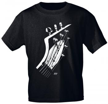T-Shirt unisex mit Print - Venus Striker - 10736 schwarz - von ROCK YOU MUSIC SHIRTS - Gr. L