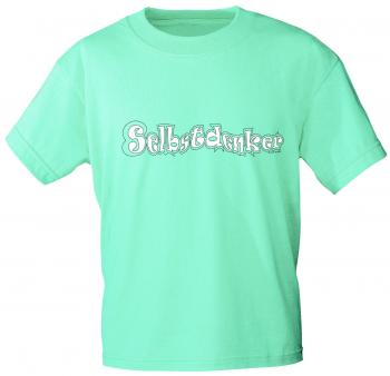 T-Shirt mit Print -Selbstdenker - 10781 mintgrün - Gr. S-2XL
