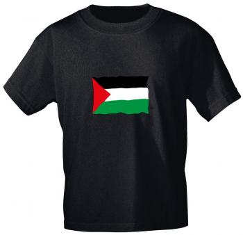 T-Shirt mit Print - Palästina Fahne Flagge - 10825 XXL