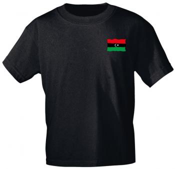 T-Shirt mit Print - LIBYEN Fahne Flagge - 10849 3XL