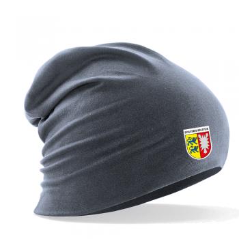 Longbeanie Slouch-Beanie Sommerbeanie mit Textildruck Wappen - SCHLESWIG-HOLSTEIN - SB55023