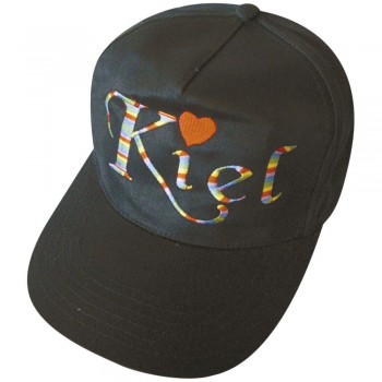 Baseballcap mit Einstickung - KIEL - 68002 schwarz