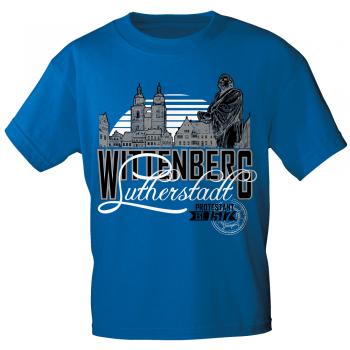 T-Shirt mit Print - Lutherstadt Wittenberg - 12133 royalblau XXL