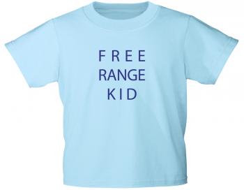Kinder T-Shirt mit Print - FREE RANGE KID - 12757 hellblau - Gr. 98-164
