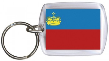 Schlüsselanhänger Anhänger - LICHTENSTEIN - Gr. ca. 4x5cm - 81094 - Keyholder WM Länder