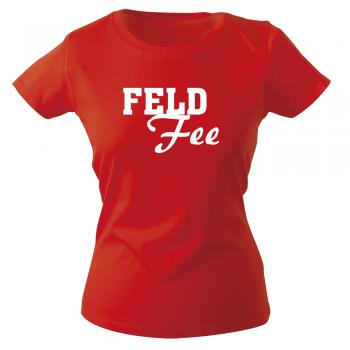 Girly-Shirt mit Print FELD Fee 15706 rot Gr. S