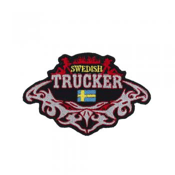 Aufnäher Patches Swedish Trucker Gr. ca. 12 x 8 cm 01625