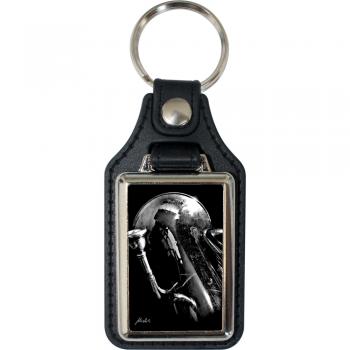 Leder-Schlüsselanhänger mit Motiv – Tuba – 06276/1 aus der Serie  ROCK YOU© MUSIC