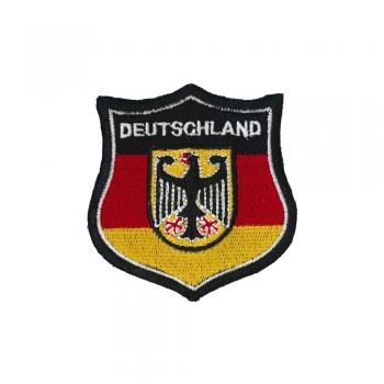 Aufnäher Patches Wappen Deutschland Gr. ca. 7,5 x 7,5 cm  01649