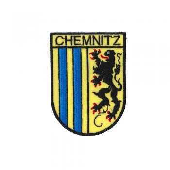 Aufnäher Patches Wappen Chemnitz Gr. ca. 6 x 8,5 cm  01653