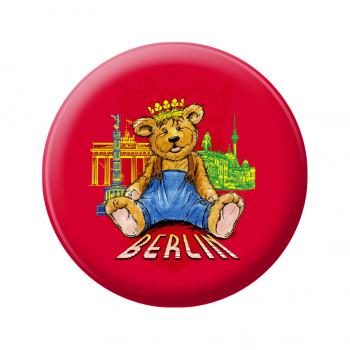 Magnetbutton - Berlin Bär rot - 16826 - Gr. ca. 5,7 cm