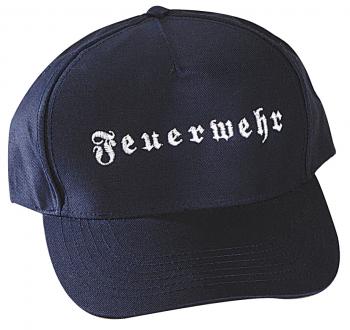 Baseballcap mit Einstickung - Feuerwehr - 68293 dunkelblau