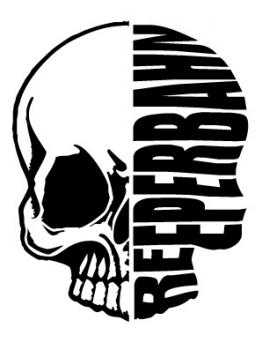 Aufkleber Applikation - Totenkopf - Reeperbahn - AP1703 -  versch. Größen
