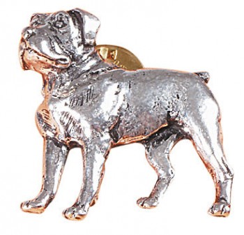 Anstecknadel - Metall - Pin - Boxer - Hund - 02618