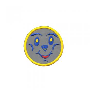 Aufnäher Patches lächelnder Smiley Gr. ca. 7cm 20690