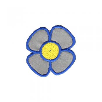 Aufnäher Patches Blüte Gr. ca. 4 x 4,5cm 20718