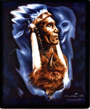 Mousepad Mauspad - Indianer Büffel - Gr. ca. 24 x 20cm - 22512