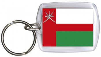 Schlüsselanhänger Anhänger - OMAN - Gr. ca. 4x5cm - 81124 -  Keyholder WM Länder