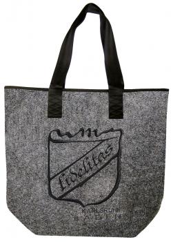 Filztasche mit Einstickung - Fidelitas Karlsruhe - 26230 Shoppertasche Gr. ca. 46,5cm x 39,5cm