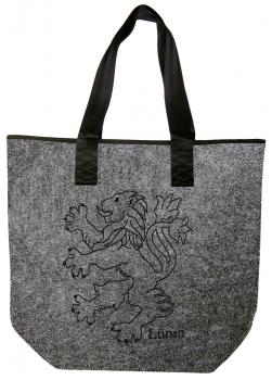 Filztasche mit Einstickung - Lünen Löwe - 26246 Shoppertasche Gr. ca. 46,5cm x 39,5cm