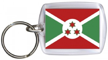 Schlüsselanhänger - BURUNDI - Gr. ca. 4x5cm - 81034 - Anhänger WM Länder