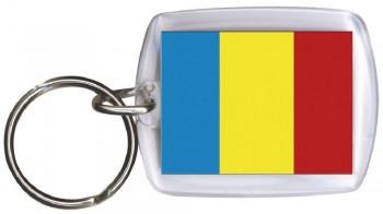 Schlüsselanhänger Fob for Key - TSCHAD - Gr. ca. 4x5cm - 81171 - Keyholder WM Länder