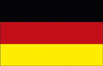Aufkleber Länderfahne Flagge - Deutschland - 301036 - Gr. ca. 9,5 x 6,5 cm
