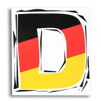 Aufkleber Auto-Aufkleber - D = Deutschland - 301048 versch. Größen