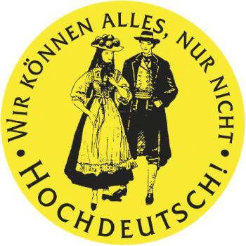 PVC- Aufkleber - 301382 - Gr. ca. 10 cm - wir können alles, nur nicht.... -