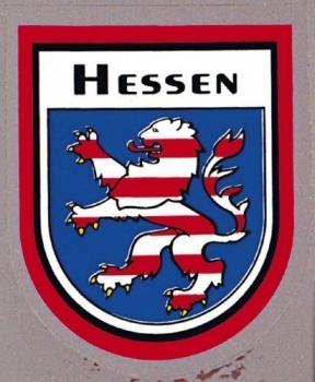Aufkleber Wappen - HESSEN - 301428 Gr. ca. 6,5 x 8cm