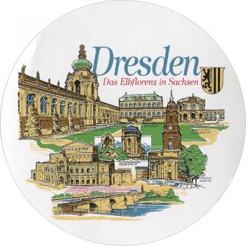 Aufkleber - Dresden - Das Elbflorenz in Sachsen - 301473 - Gr. ca. 10 cm