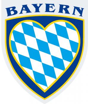 PVC Wappen - Aufkleber  - Bayern - 301511-2 - Gr. ca.