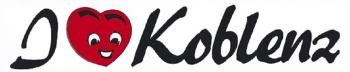 PVC-Aufkleber - I love Koblenz - Gr. ca. 20 x 5 cm - 301569