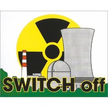 PST-Schild - SWITCH OFF - Gr. ca. 115 x 95 mm - 303203