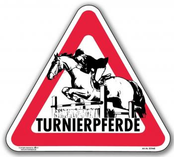PVC-Aufkleber - Tunierpferde - 307440 - Gr. ca. 32 x 28 cm
