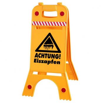 Warnaufsteller Dachaufsteller - Achtung! Eiszapfen - Gr. ca. 28 x 64 cm – 308522/2
