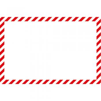 Schild Kunststoffschild Warnschild zum selbst beschriften - 308642 - Gr. ca. 40 x 25 cm