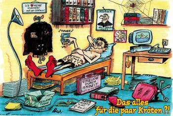 Spaß-Schild - Das alles für die paar Kröten - Gr. 30 x 20 cm - 309209 - Arbeit Job