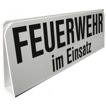Klemmschild fuer Sonnenblende Auto - Feuerwehr im Einsatz - 309504 Gr. ca. 29,5cm x 10cm x 2,5cm